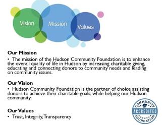 HCF Mission, Vision and Values